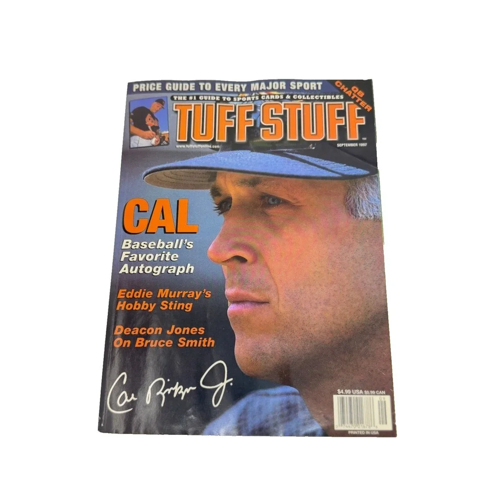 Tuff Stuff Cal Ripken Jr Magazine Sports Cards Baltimore Orioles September 1997